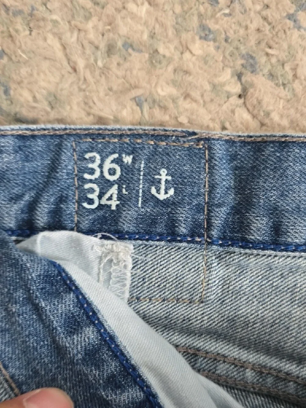 Nautica Men's Light Wash Bootcut Jeans - Faded Blue